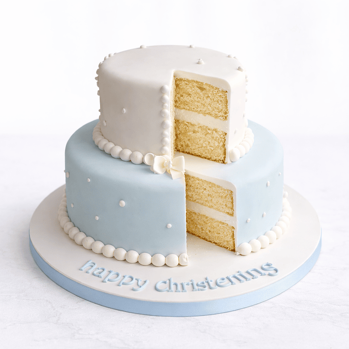 Bolo de Batizado para Menino 2