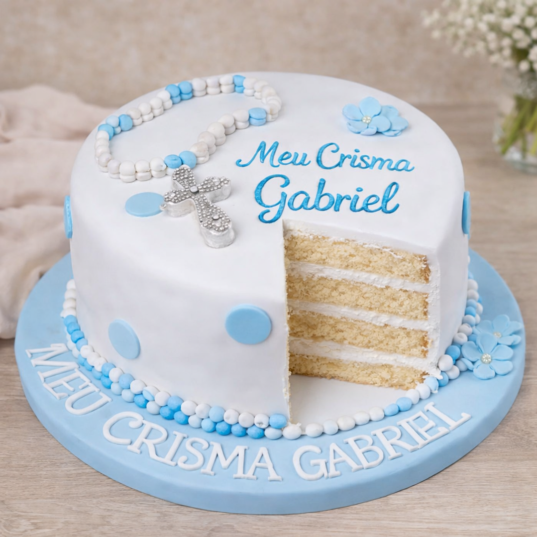 Bolo de Crisma para Menino 2