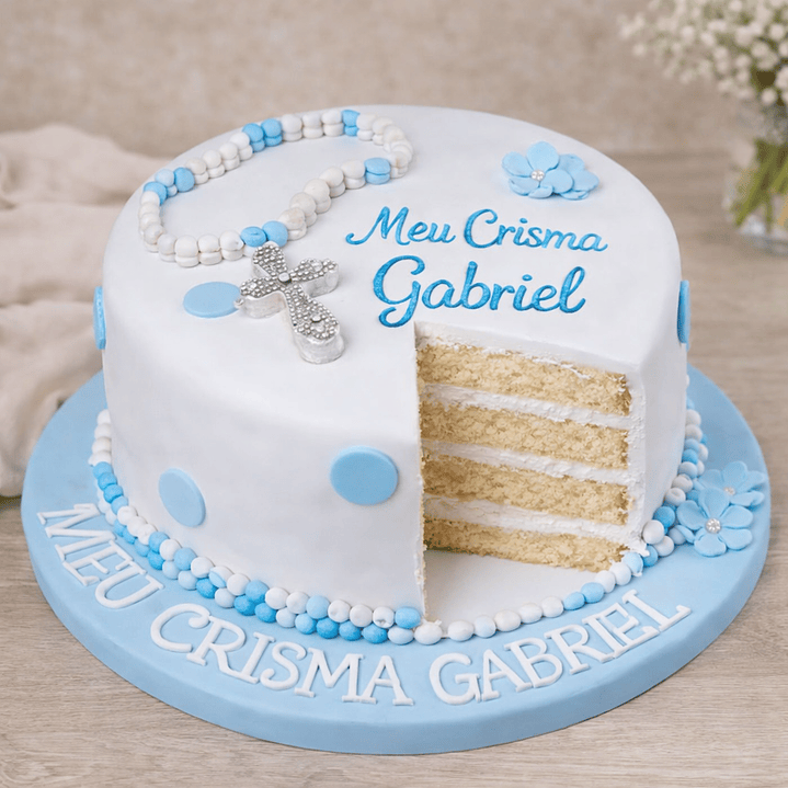 Bolo de Crisma para Menino 2