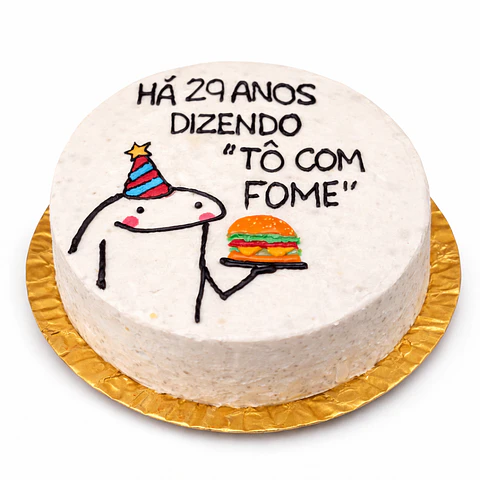 Bento Cake “Há 29 Anos Dizendo ‘Tô com Fome’”