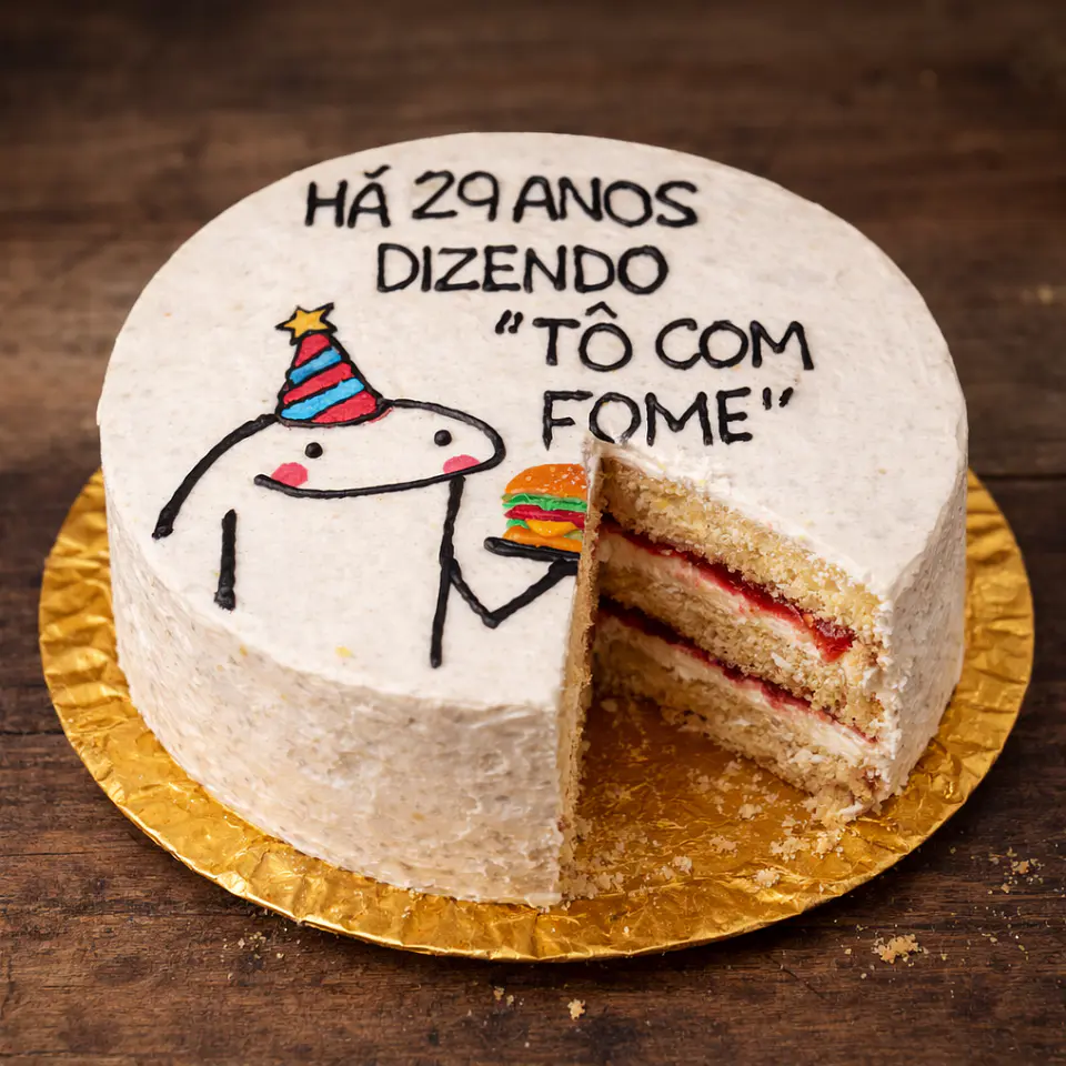 Bento Cake “Há 29 Anos Dizendo ‘Tô com Fome’” 2