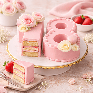 Bolo de Aniversário 18 Anos Feminino