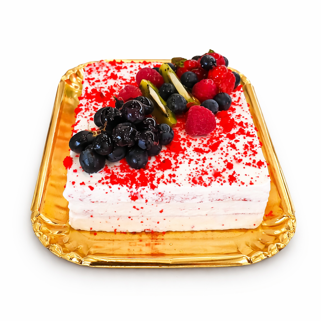 Bolo Red Velvet com Frutas Frescas 5