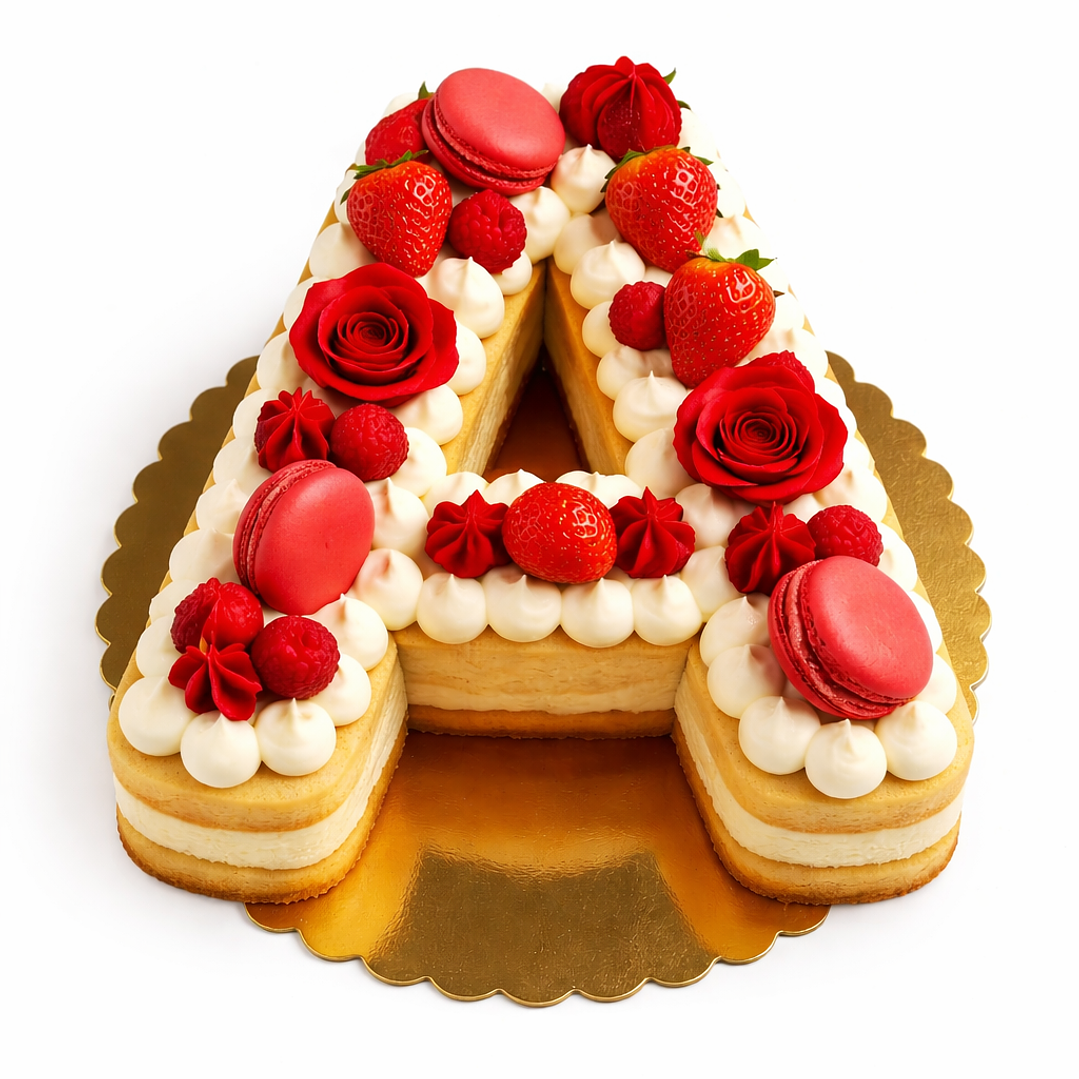 Bolo em Formato de Letra 1