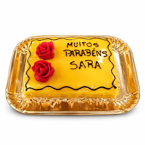 Bolo de Aniversário com Mensagem Personalizada