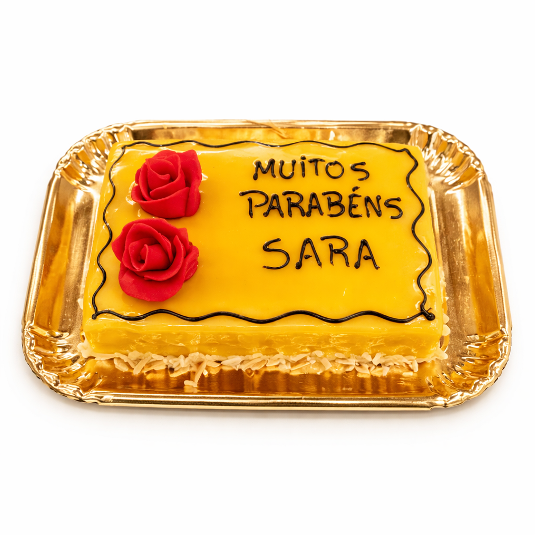 Bolo de Aniversário com Mensagem Personalizada 6