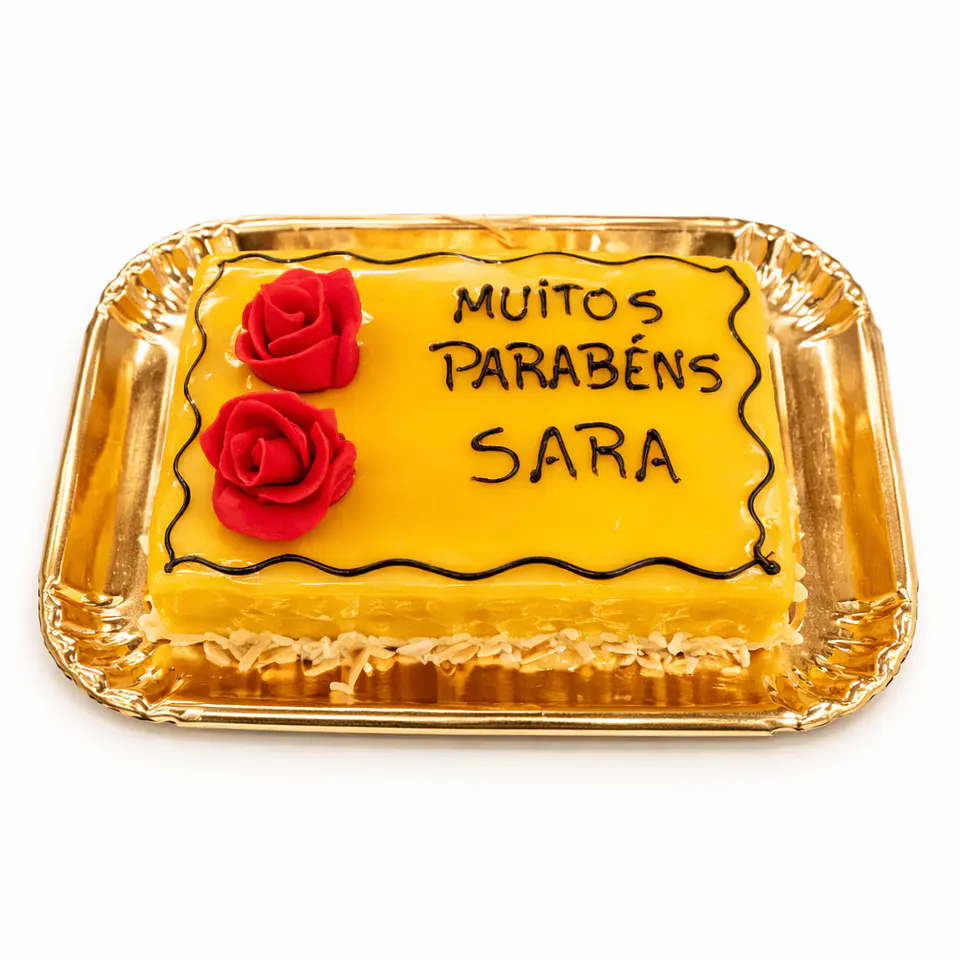 Bolo de Aniversário com Mensagem Personalizada 6
