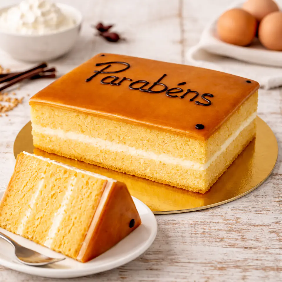 Bolo Parabéns Clássico 2