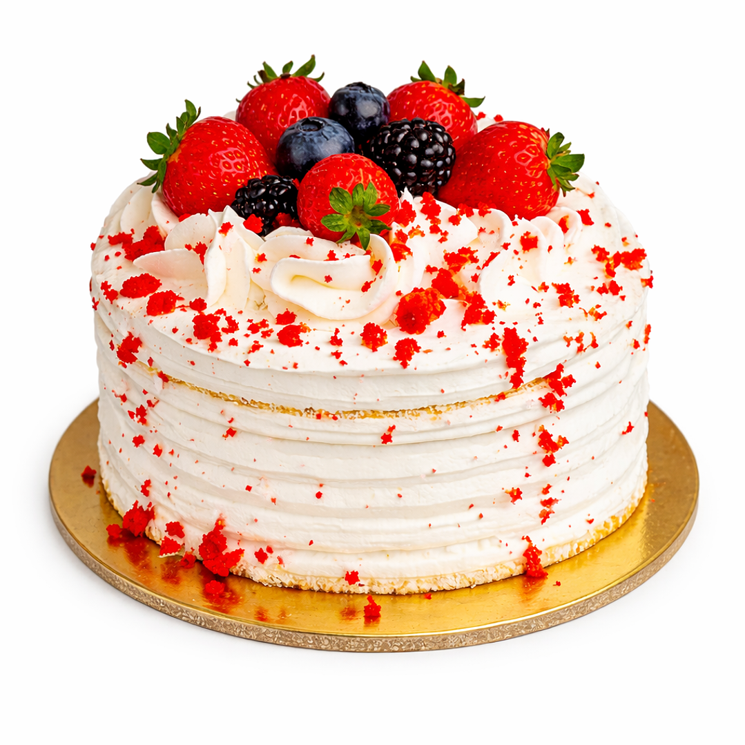 Bolo de Chantilly com Frutas Frescas 1