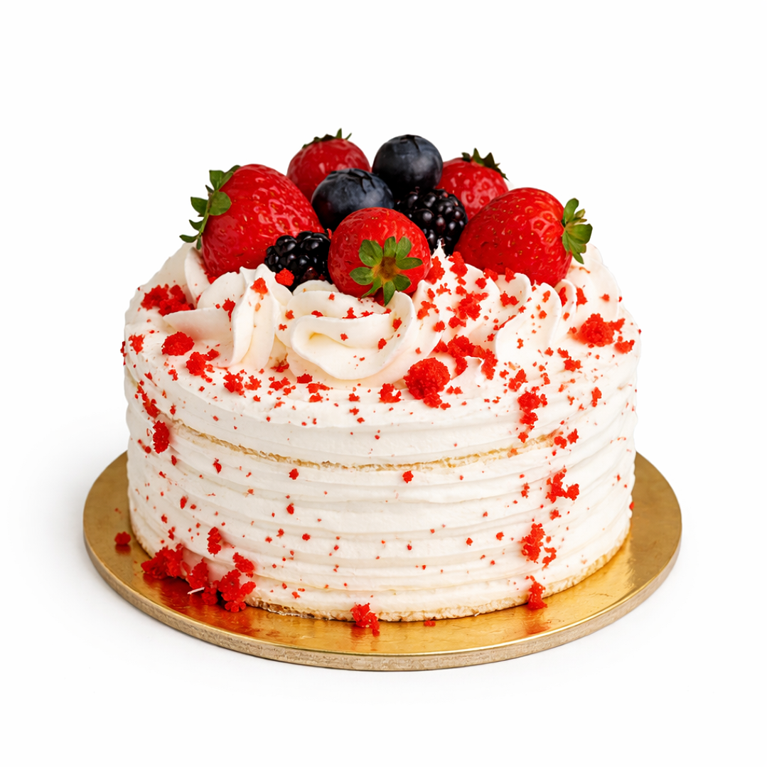 Bolo de Chantilly com Frutas Frescas 4