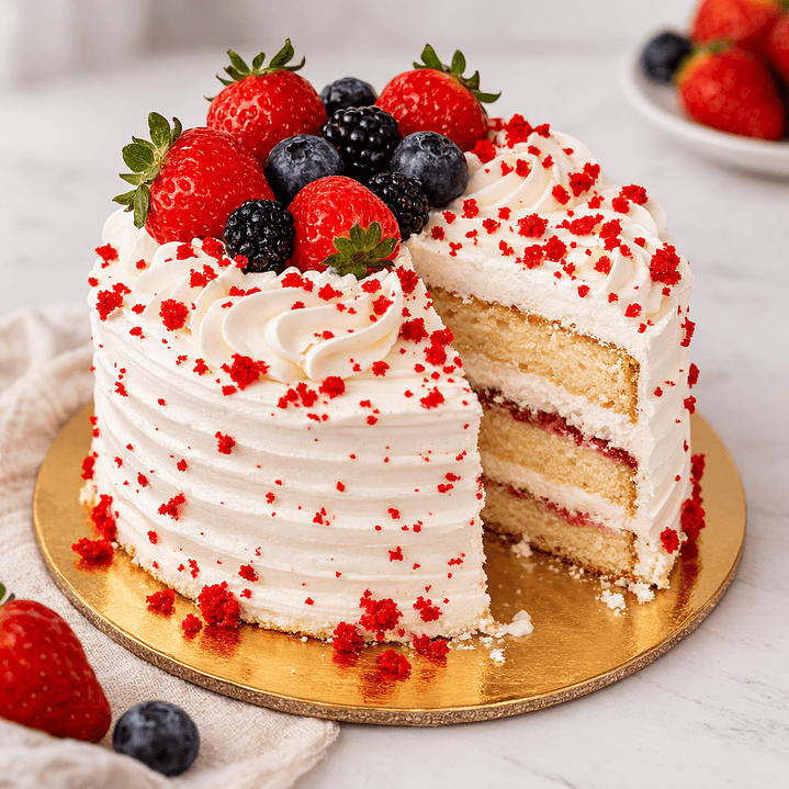Bolo de Chantilly com Frutas Frescas 6