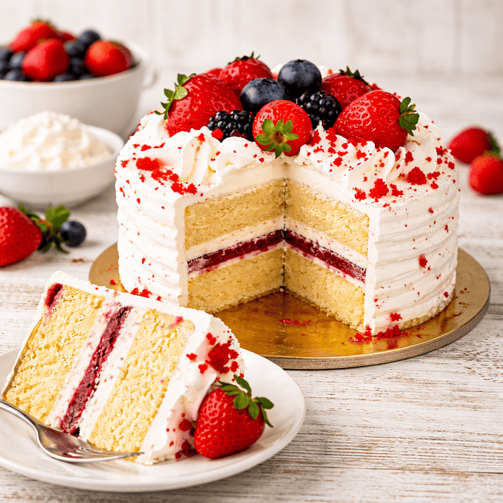 Bolo de Chantilly com Frutas Frescas 2