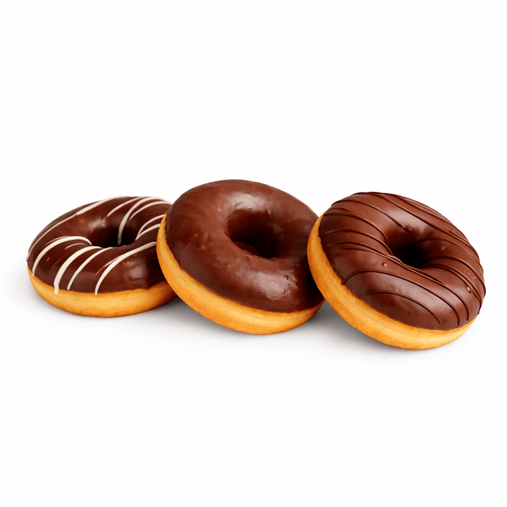 Donuts de Chocolate Clássicos 3