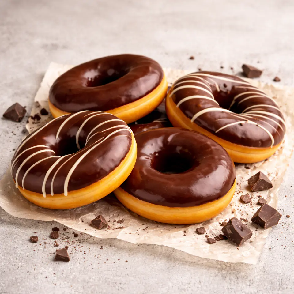 Donuts de Chocolate Clássicos 2