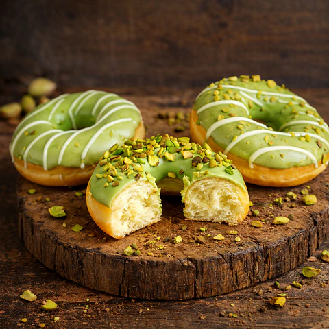 Donuts de Pistácio