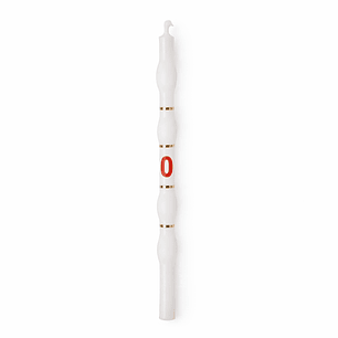 Velas Brancas de Aniversário