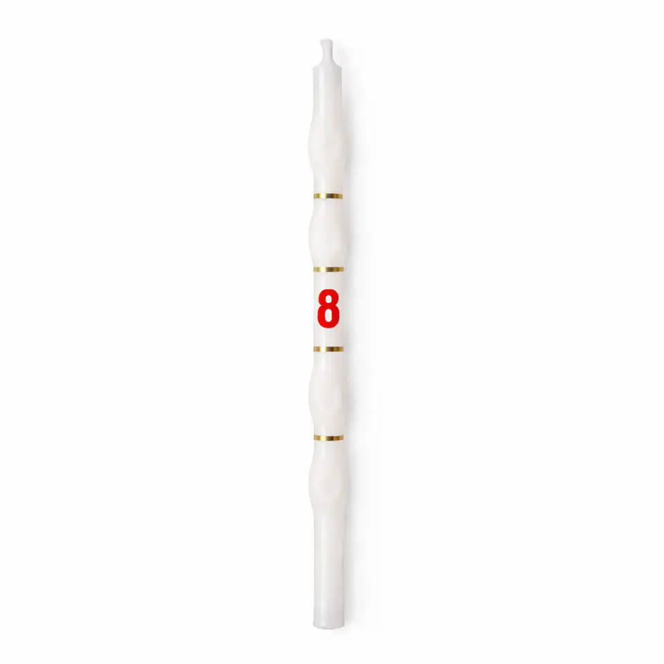 Velas Brancas com Número 9