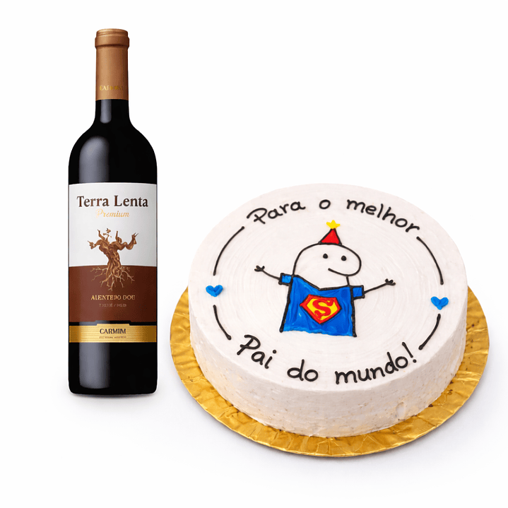 Pack Melhor Pai (Bolo + Vinho) 5