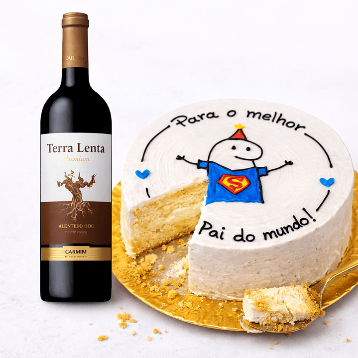 Pack Melhor Pai (Bolo + Vinho) 2