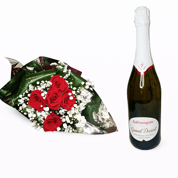 Pack Dia da Mãe: Bouquet + Bolo Coração 3