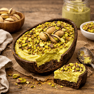 Ovo de Páscoa Recheado Pistácio