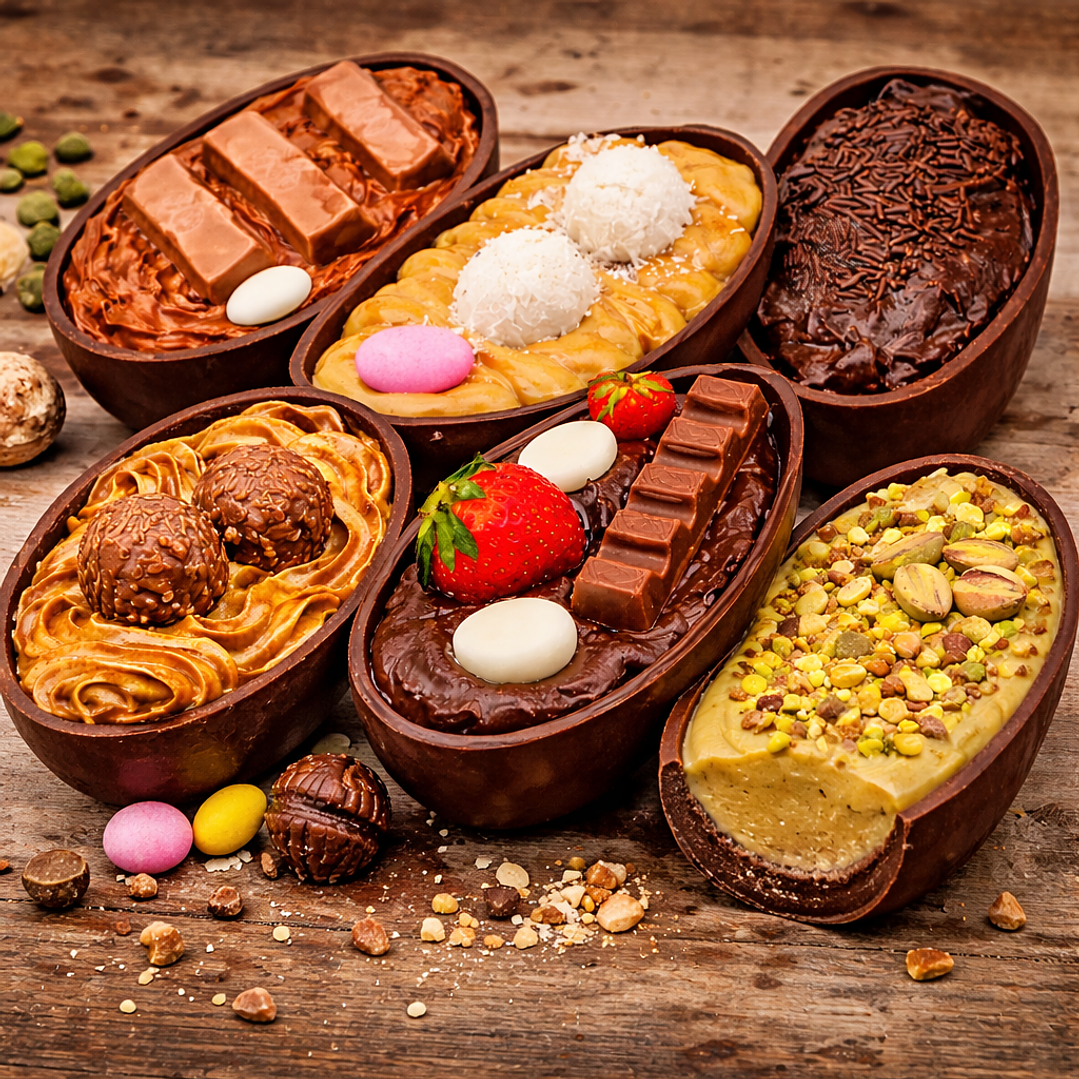 Box de Ovos de Colher Sortidos Premium 6