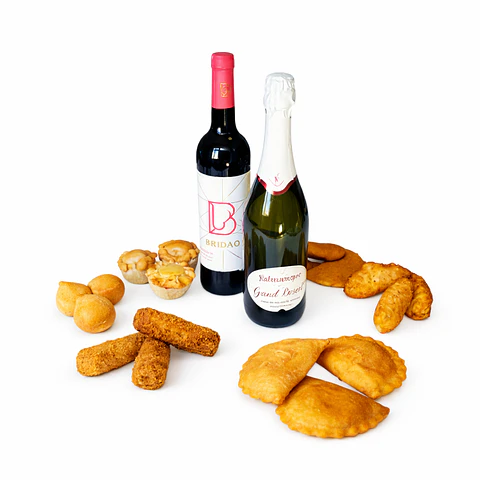 Pacote de Salgados e Bebidas