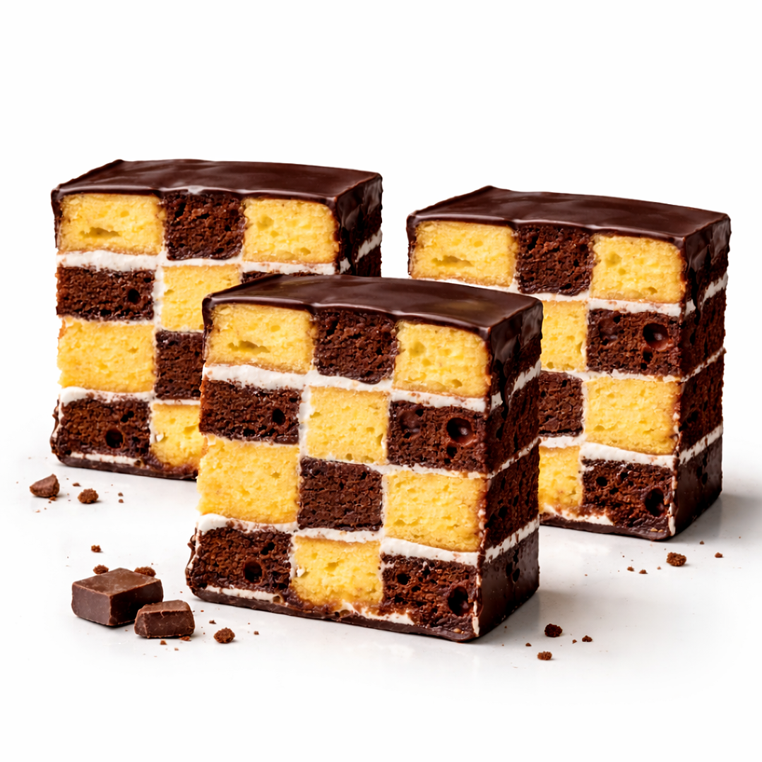 Fatia de Bolo Xadrez 5