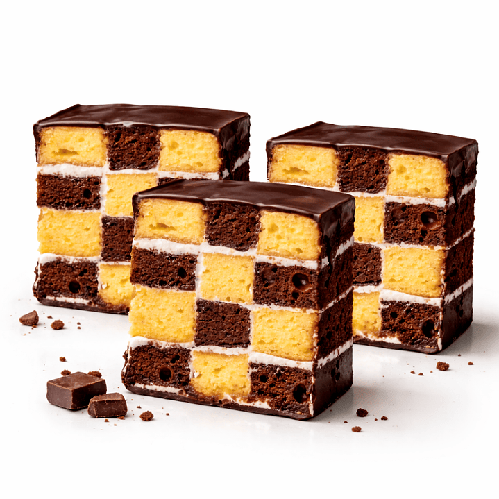 Fatia de Bolo Xadrez 5