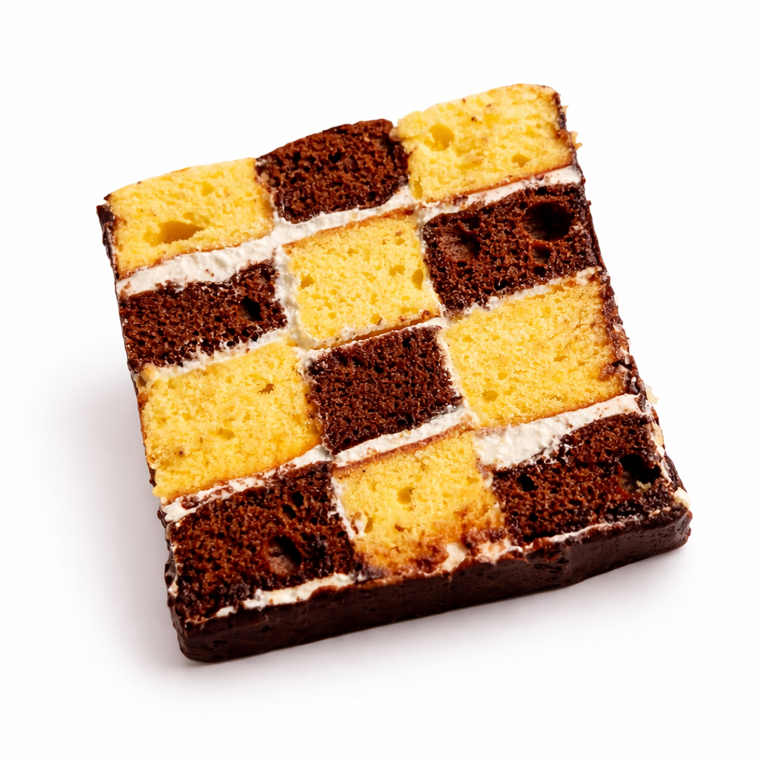 Fatia de Bolo Xadrez 1