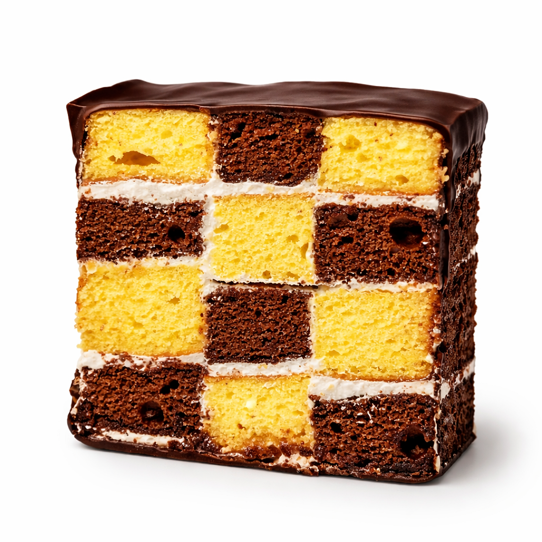 Fatia de Bolo Xadrez 4