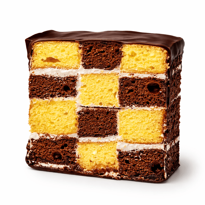 Fatia de Bolo Xadrez 4