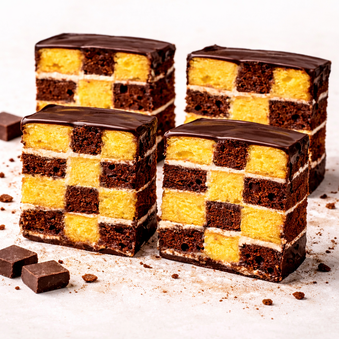 Fatia de Bolo Xadrez 6