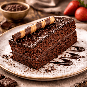 Fatia de Bolo Brigadeiro