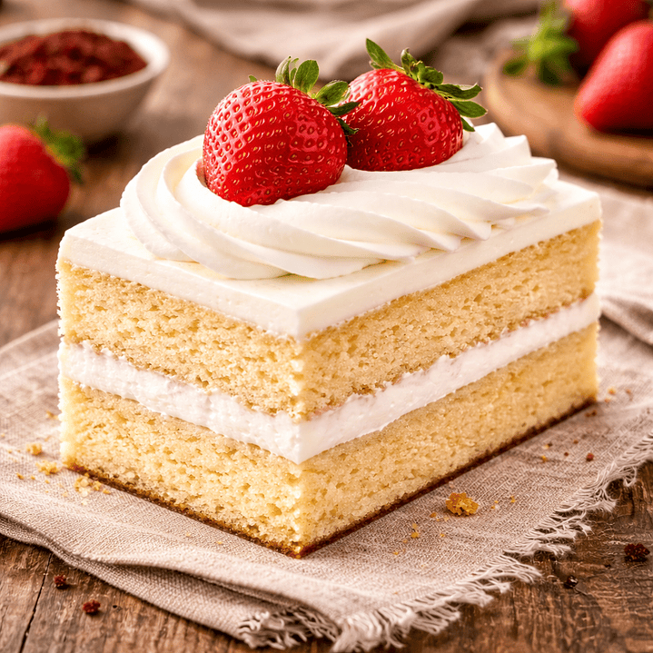 Fatia de Pão de Ló com Chantilly 2