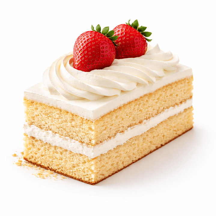 Fatia de Pão de Ló com Chantilly 1