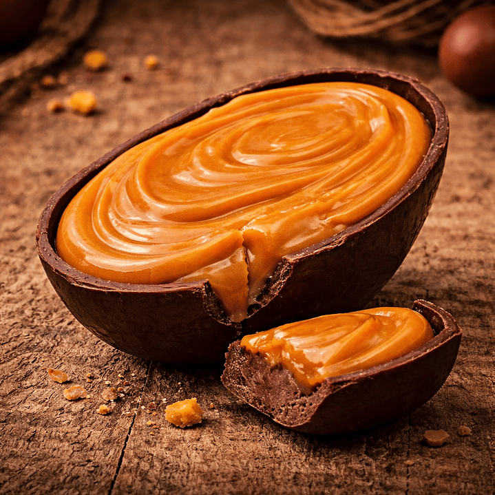 Ovo de Colher com Caramelo 4