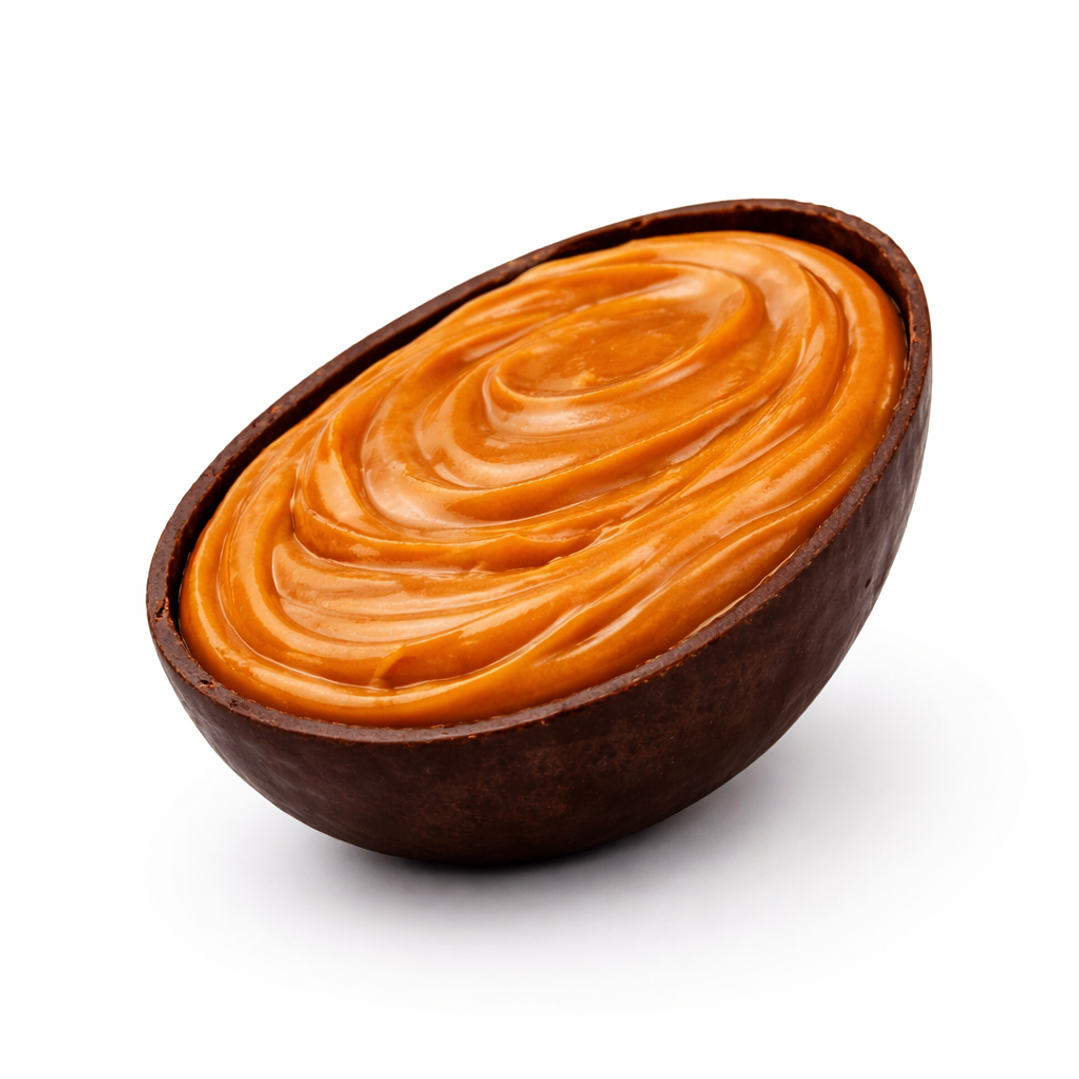 Ovo de Colher com Caramelo 1