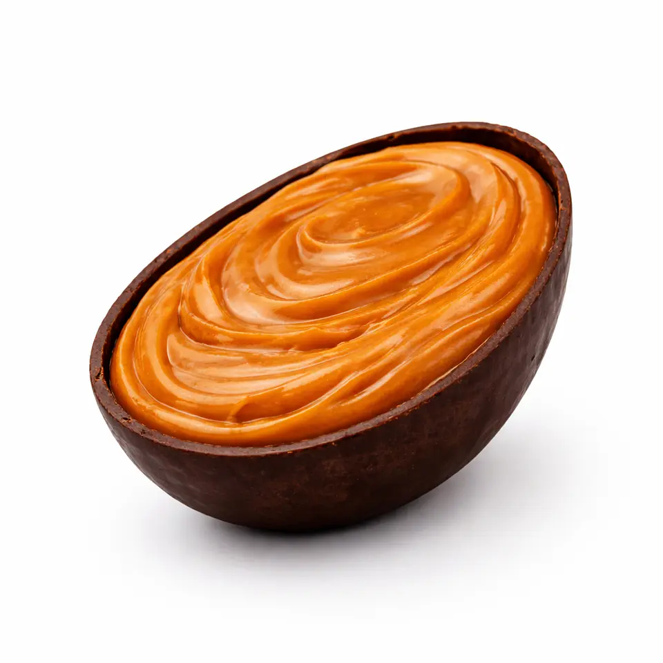 Ovo de Colher com Caramelo 1