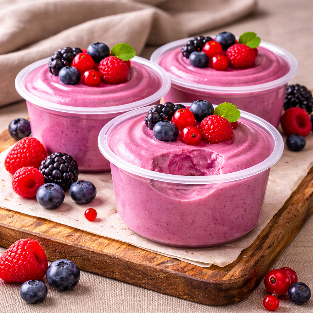 Mousse de Frutos Vermelhos 3
