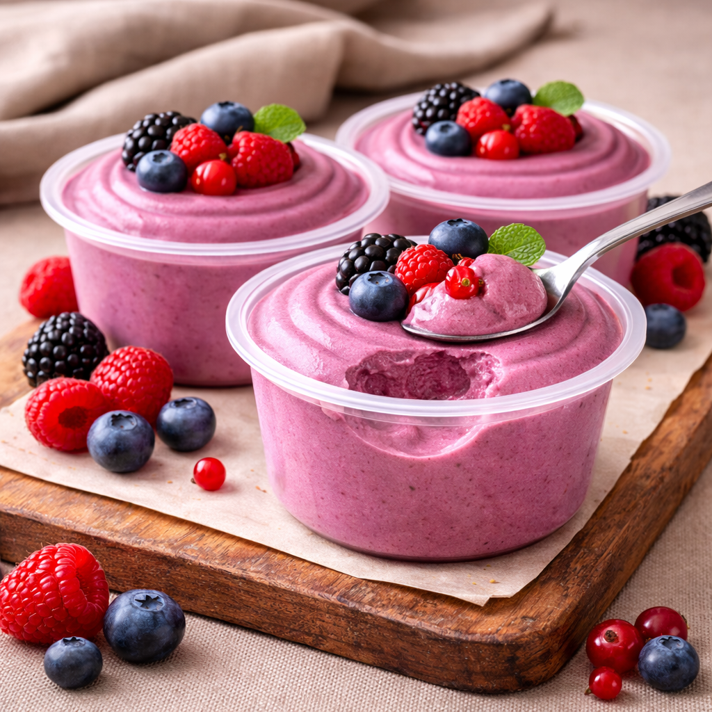 Mousse de Frutos Vermelhos 2