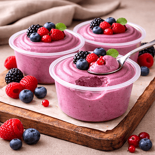 Mousse de Frutos Vermelhos