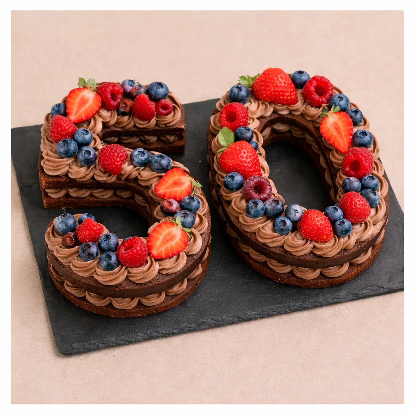 Bolo de Aniversário com Números 7