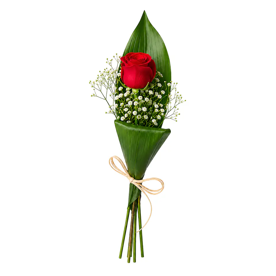 Ramo de 1 Rosa Vermelha 2