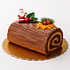 Tronco de Natal de Chocolate