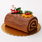 Tronco de Natal de Chocolate - Thumbnail 1