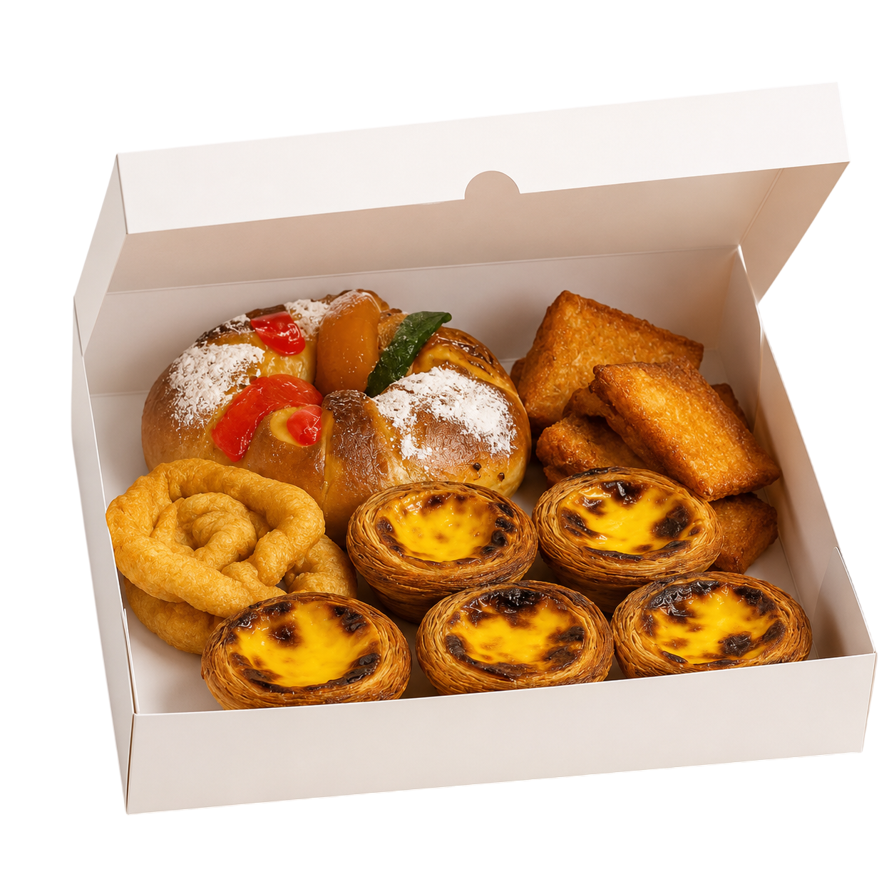 Cabaz de Natal Pastéis de Nata & Doces Portugueses 1