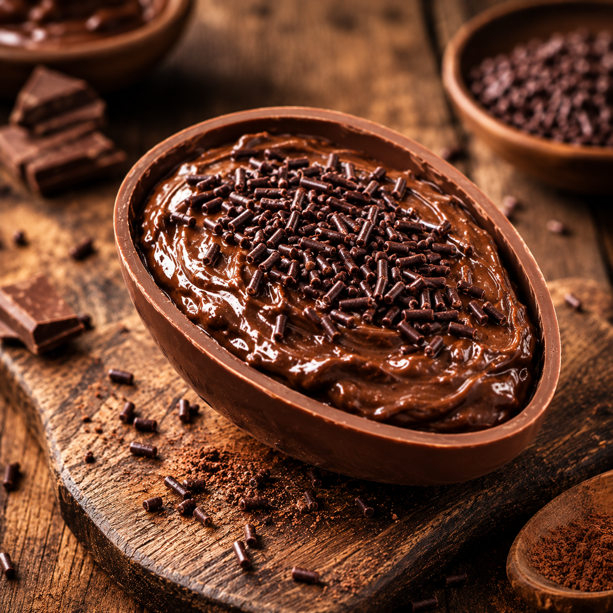 Ovo de Páscoa Recheado Brigadeiro 4