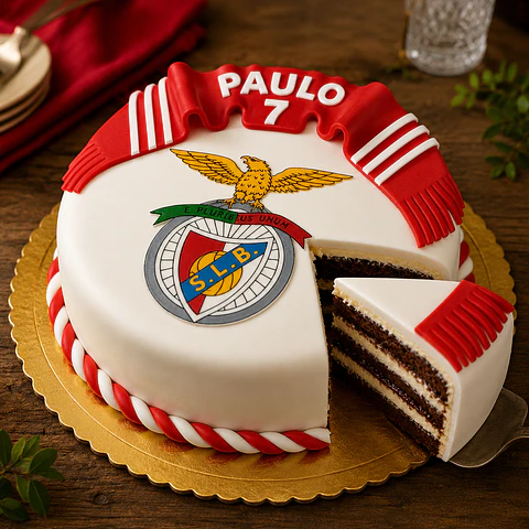 Bolo do Benfica Personalizado