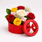 Caixa de Rosas Tricolor com Ferrero - Thumbnail 1